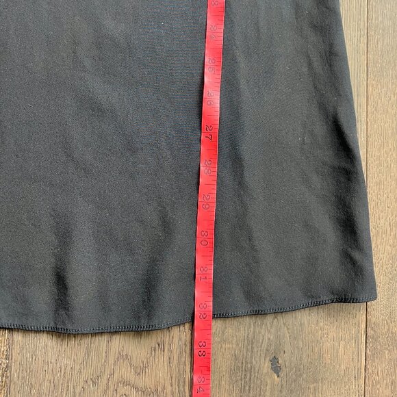 Calypso St. Barth Silk Flutter Bell Sleeve Keyhole Neckline Dress Black Size XS - Picture 6 of 6